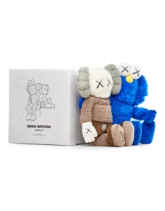 KAWS Seeing Watching Companion Plush sithing together